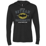 Gotham University Triblend Long Sleeve Hoodie Tee