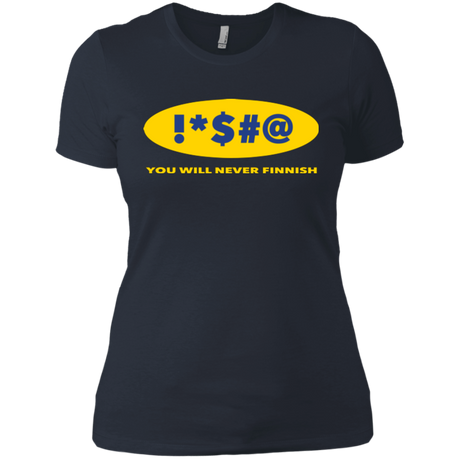 Swearing Never Finnish Women's Premium T-Shirt