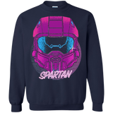 Spartan Helmet 80's Crewneck Sweatshirt