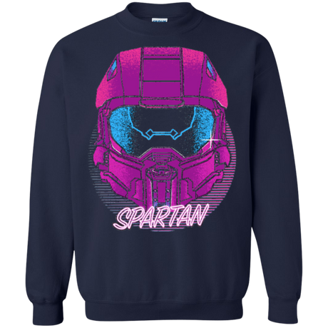 Spartan Helmet 80's Crewneck Sweatshirt