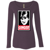 GINGER Women's Triblend Long Sleeve Shirt