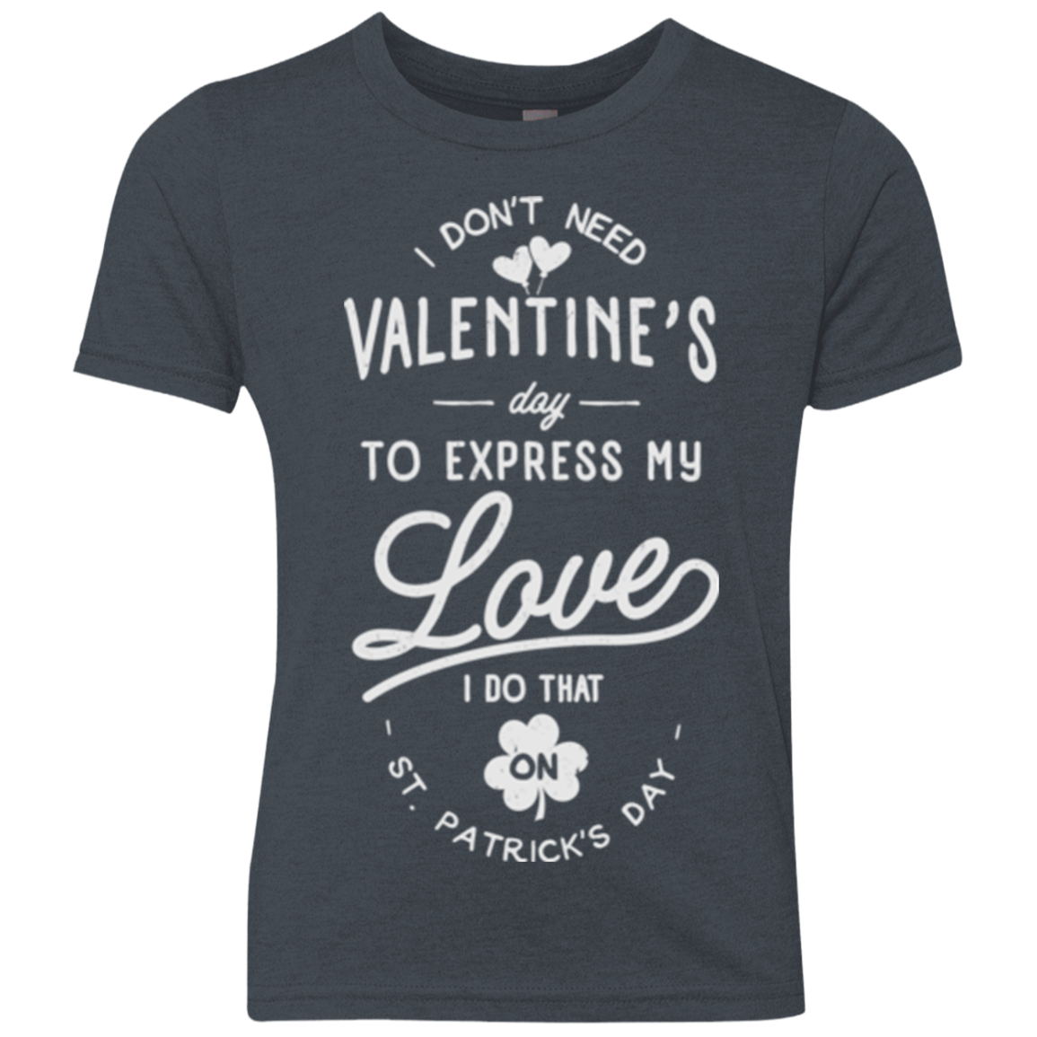 Valentine's Day Youth Triblend T-Shirt