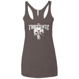 Punish The Campers Women's Triblend Racerback Tank