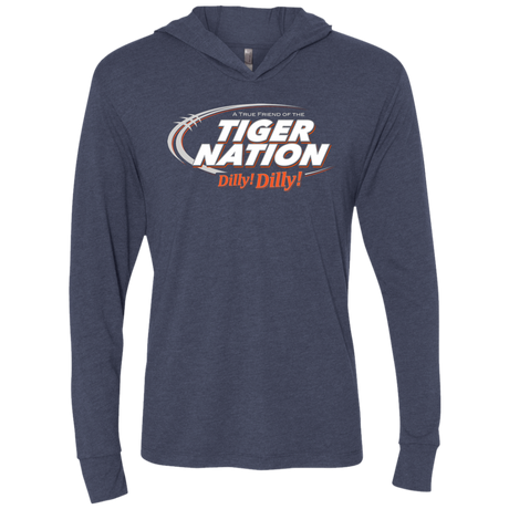 Auburn Dilly Dilly Triblend Long Sleeve Hoodie Tee