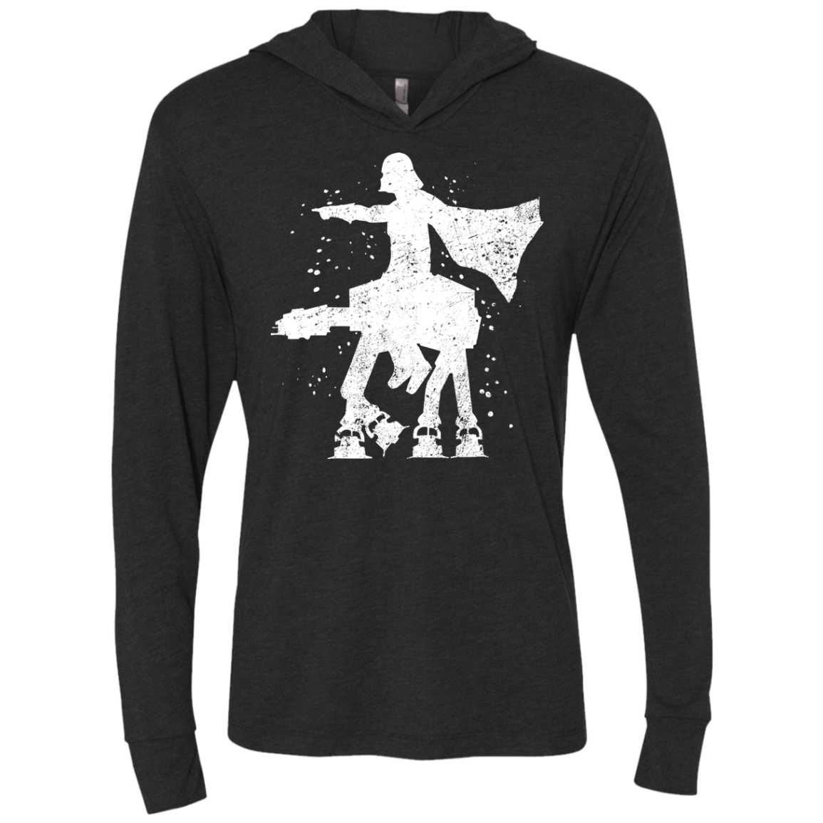 To Hoth Triblend Long Sleeve Hoodie Tee