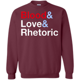 Blood Love Rhetoric Crewneck Sweatshirt