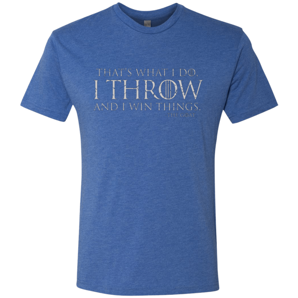 I Throw Men's Triblend T-Shirt