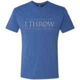 I Throw Men's Triblend T-Shirt