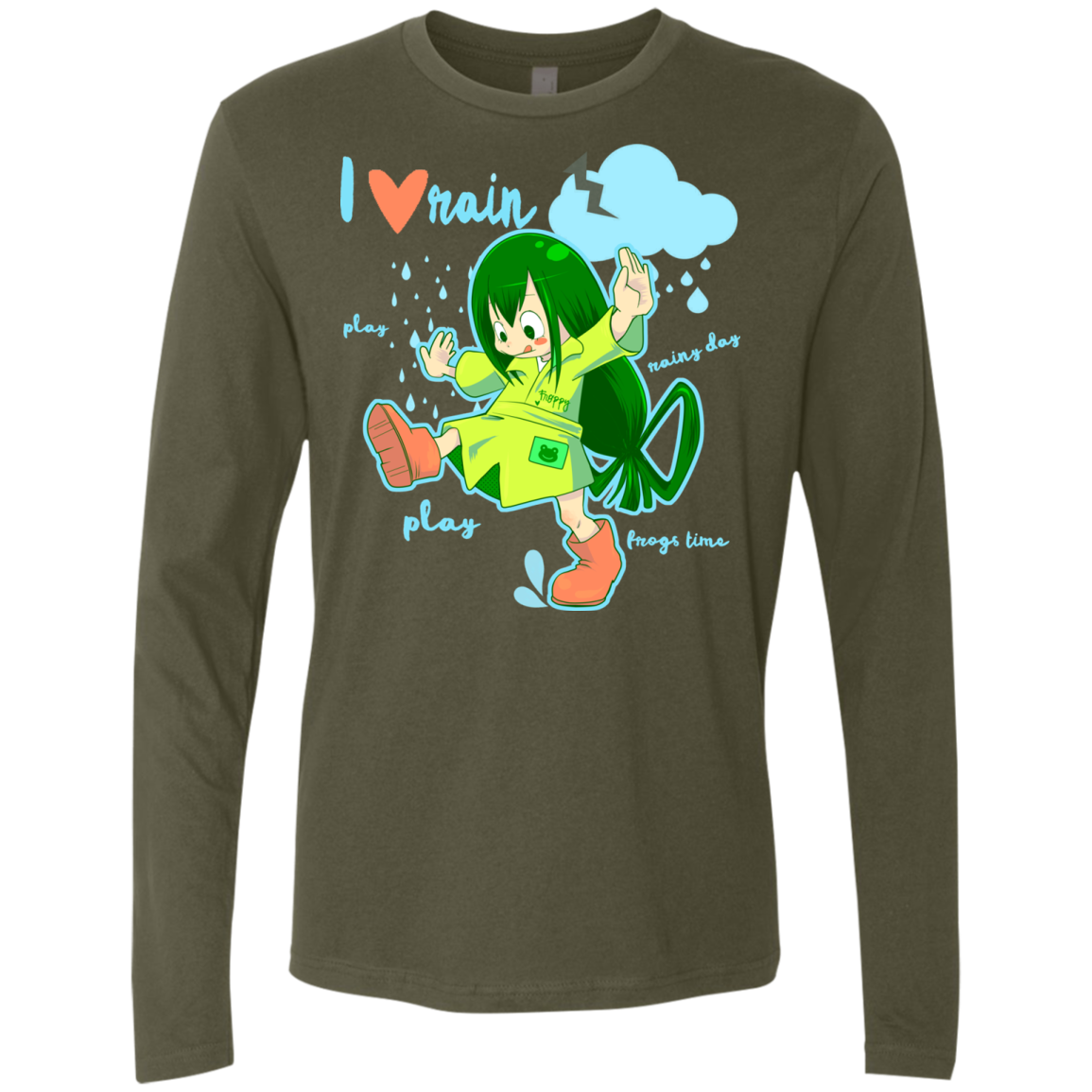 Rainy Day Men's Premium Long Sleeve