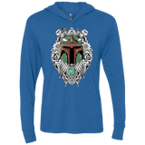 Mandalorian Warrior Triblend Long Sleeve Hoodie Tee