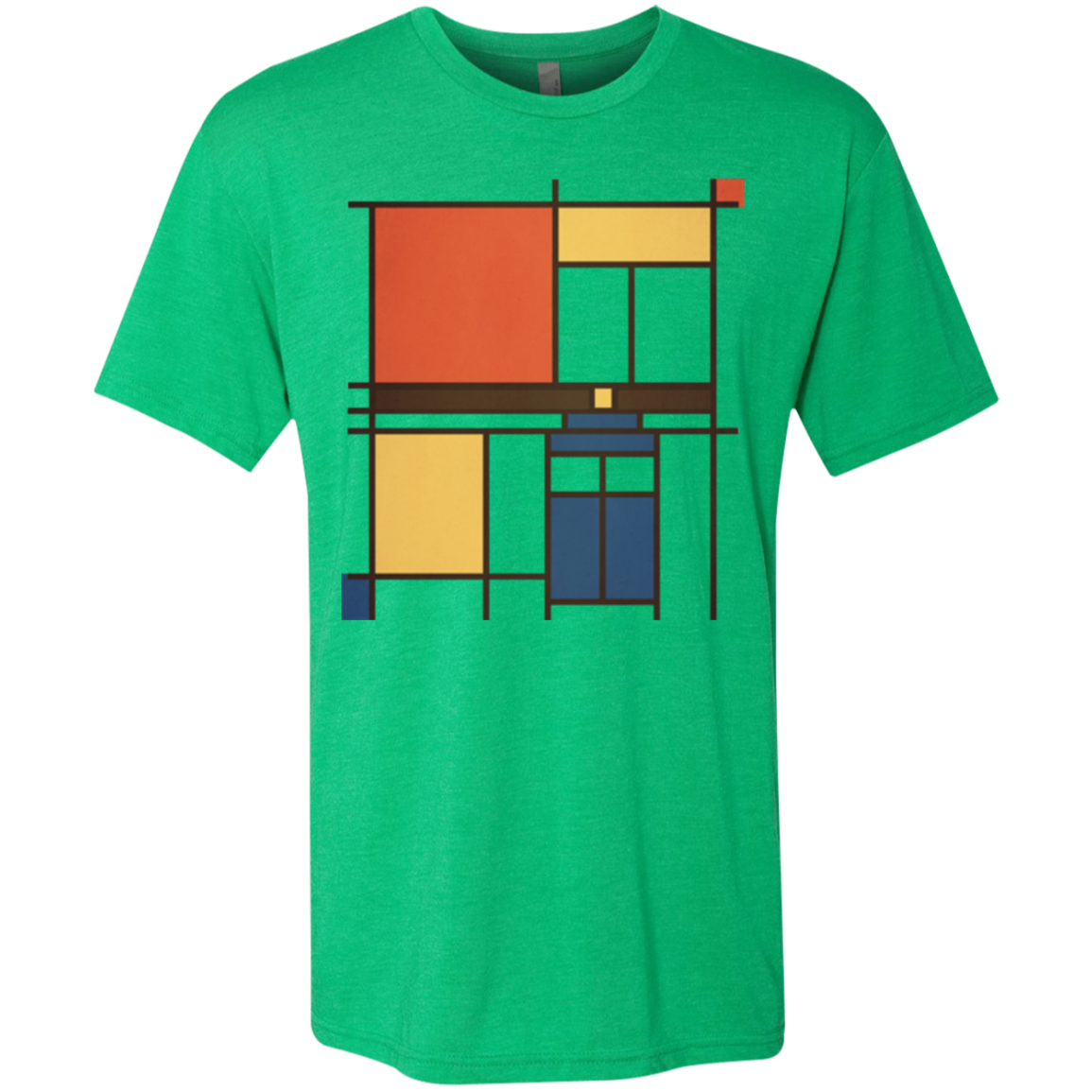 Mondrian Who Men's Triblend T-Shirt