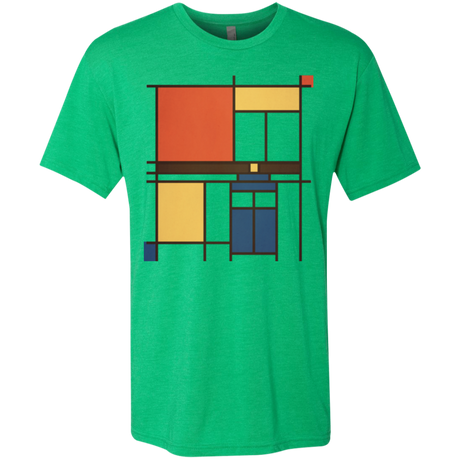 Mondrian Who Men's Triblend T-Shirt