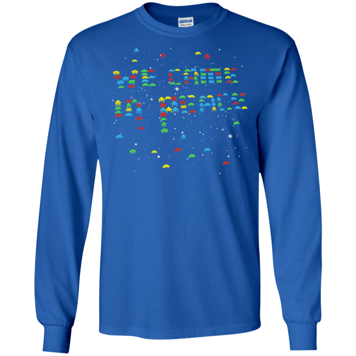 We came in peace Men's Long Sleeve T-Shirt