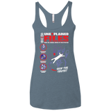 Unexplained Files Women's Triblend Racerback Tank