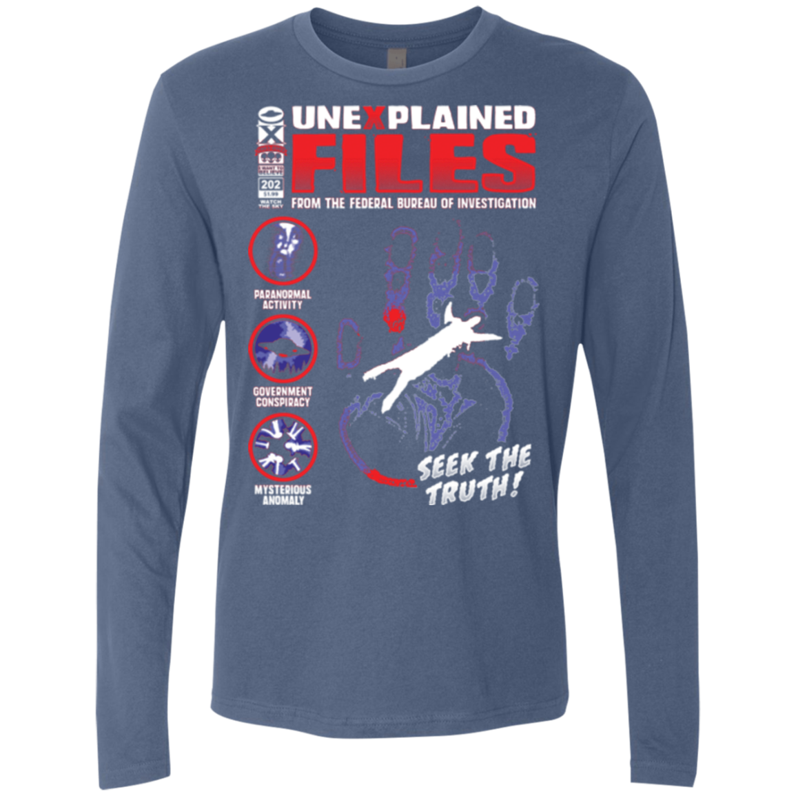 Unexplained Files Men's Premium Long Sleeve