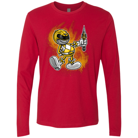 Yellow Ranger Artwork Men's Premium Long Sleeve