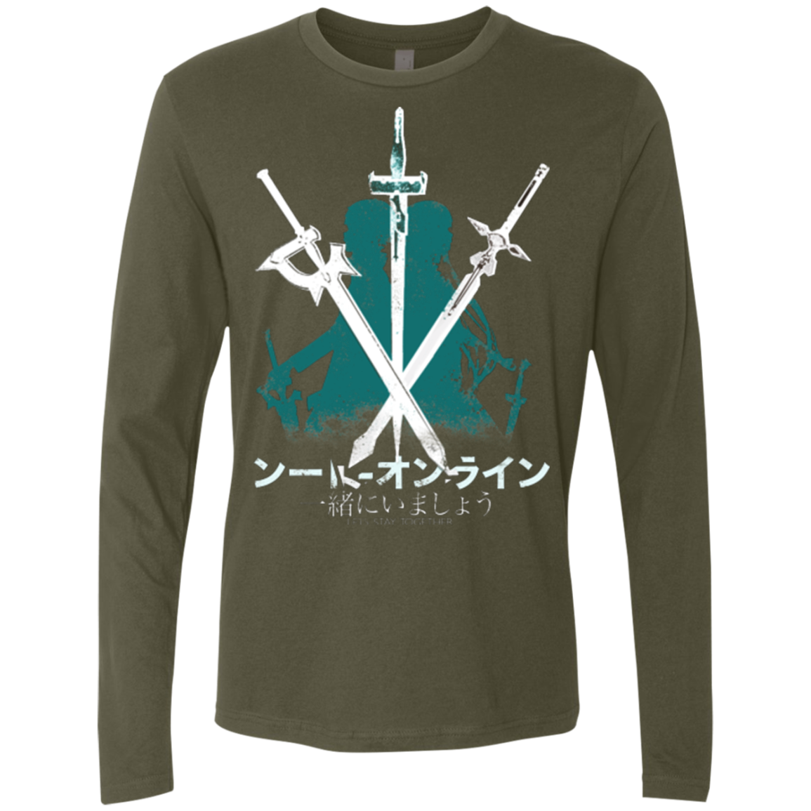 Sword Art Men's Premium Long Sleeve