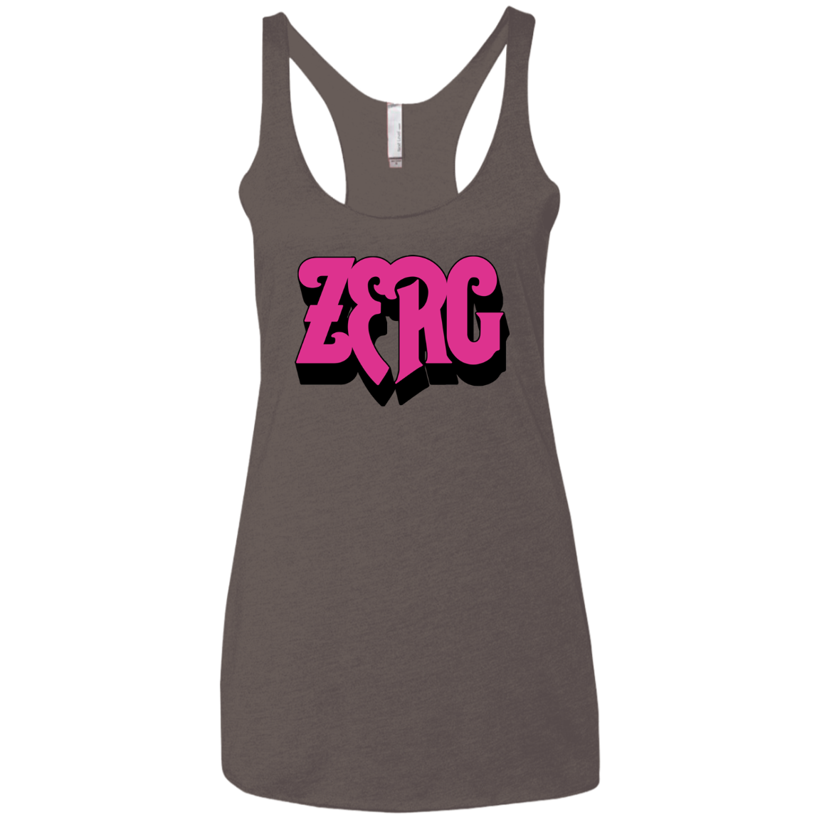 Zerg Rush Women's Triblend Racerback Tank