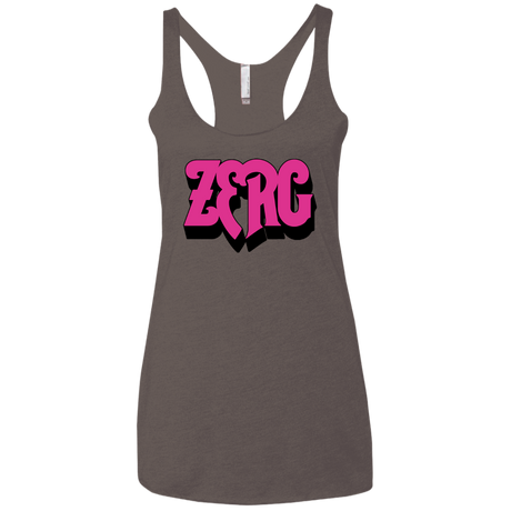 Zerg Rush Women's Triblend Racerback Tank