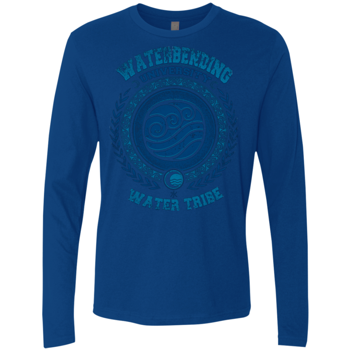 Waterbending University Men's Premium Long Sleeve