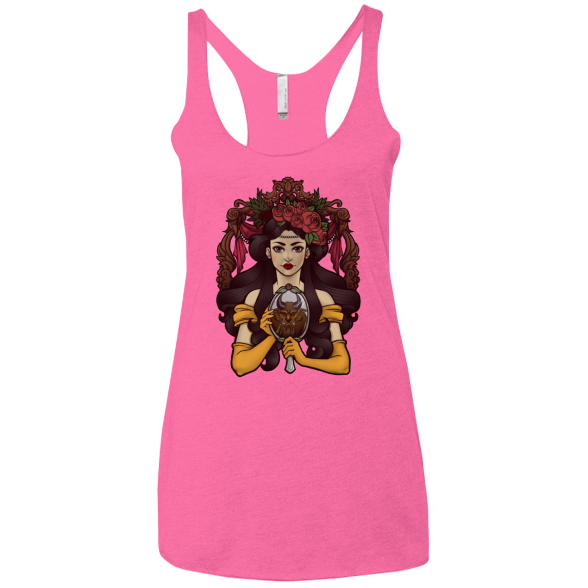 La Bete Women's Triblend Racerback Tank