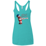 America Women's Triblend Racerback Tank