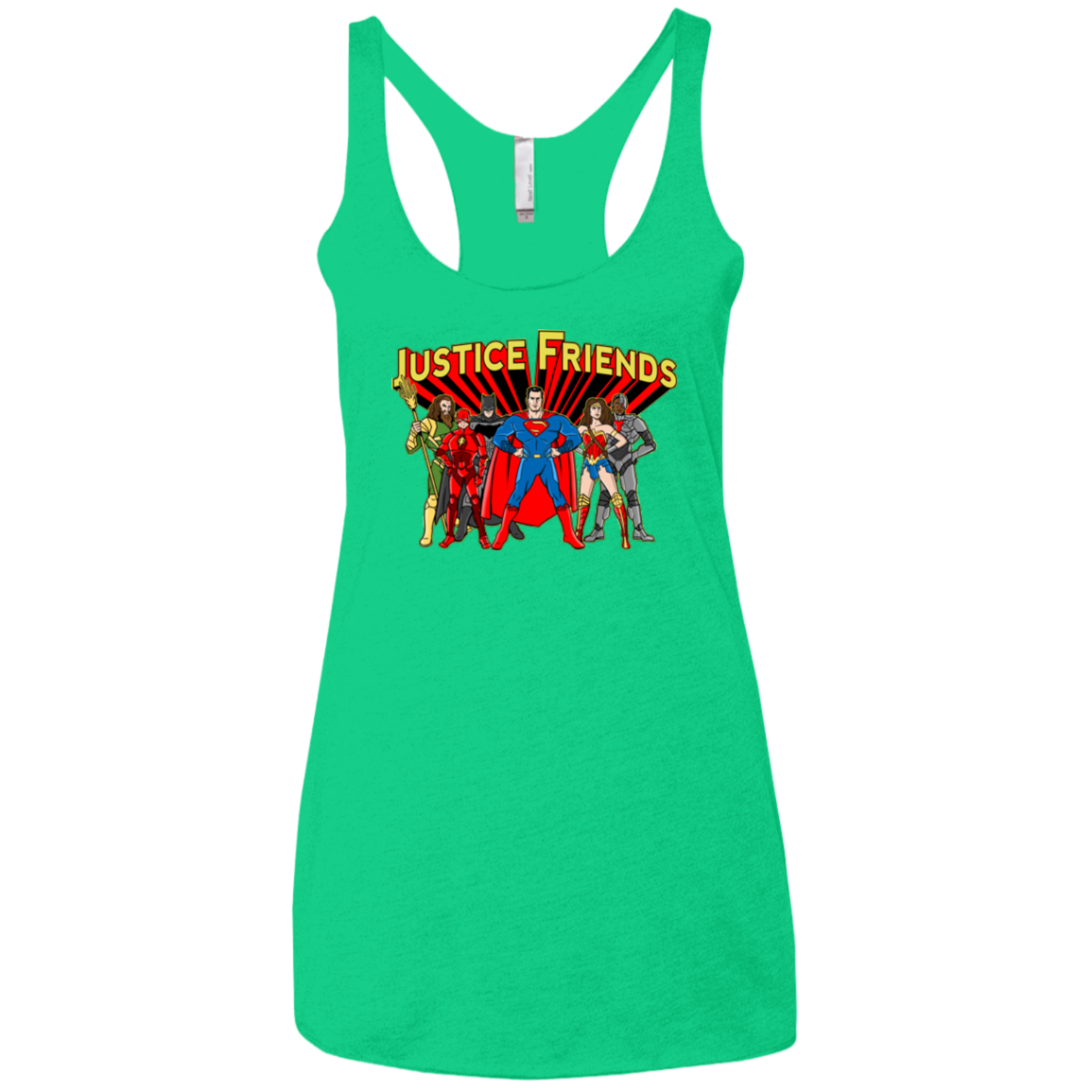 Justice Friends Women's Triblend Racerback Tank