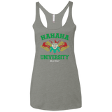 Hahaha University Women's Triblend Racerback Tank