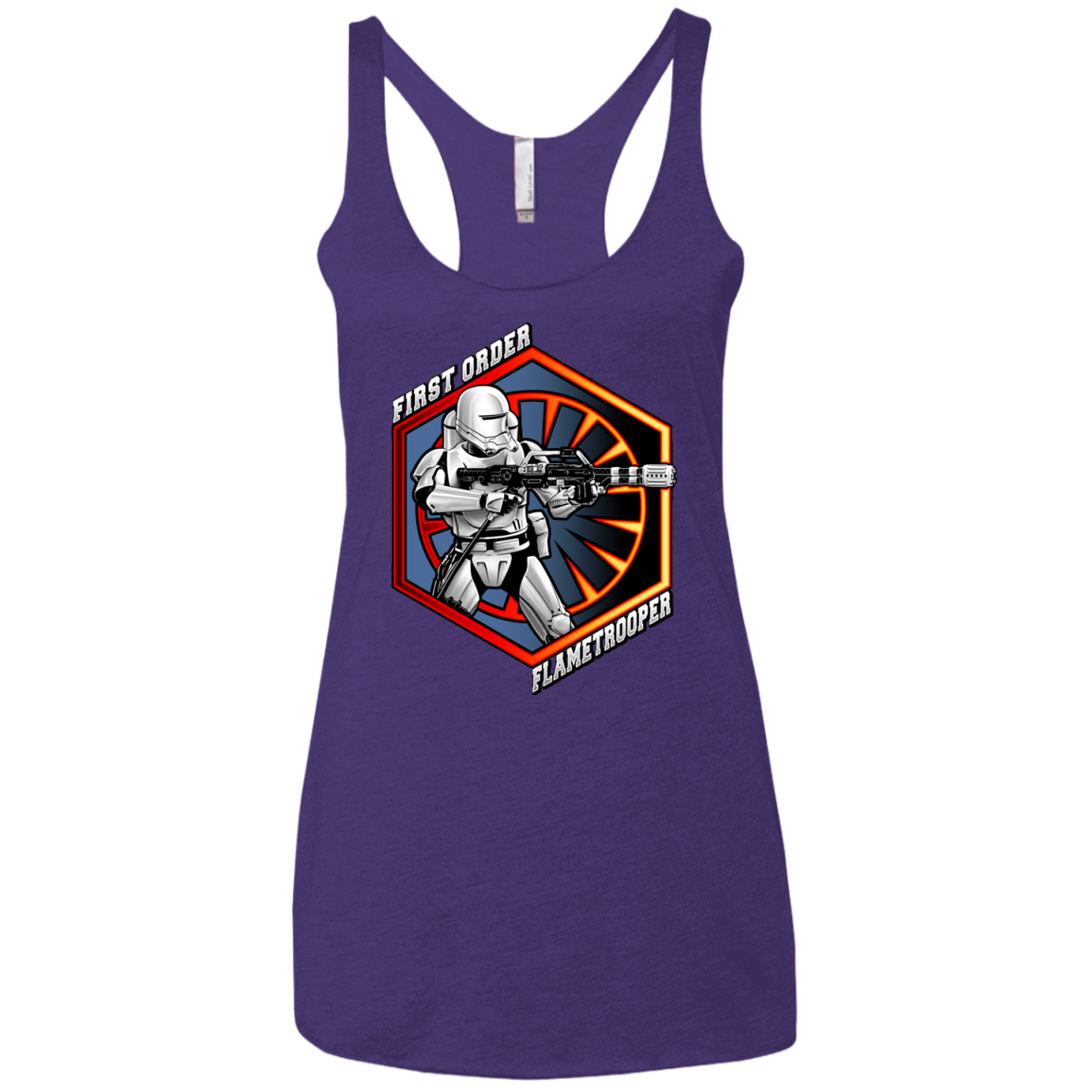 Flametrooper Women's Triblend Racerback Tank