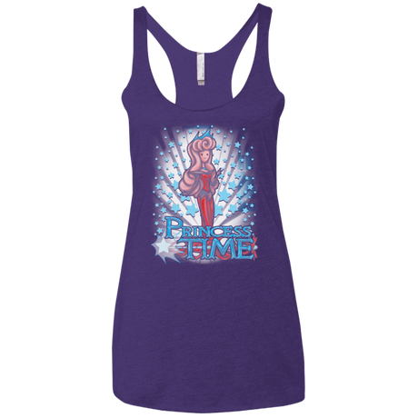 Princess Time Aurora Women's Triblend Racerback Tank