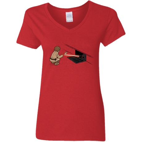 The Dark Sewer Women's V-Neck T-Shirt