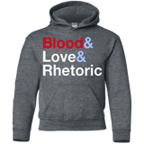 Blood Love Rhetoric Youth Hoodie