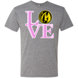 Pink Ranger LOVE Men's Triblend T-Shirt