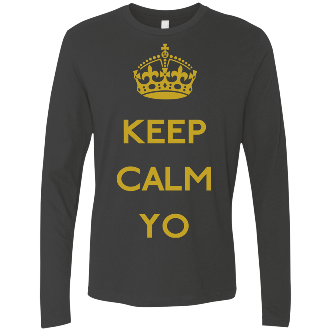 Keep Calm Yo Men's Premium Long Sleeve