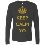 Keep Calm Yo Men's Premium Long Sleeve