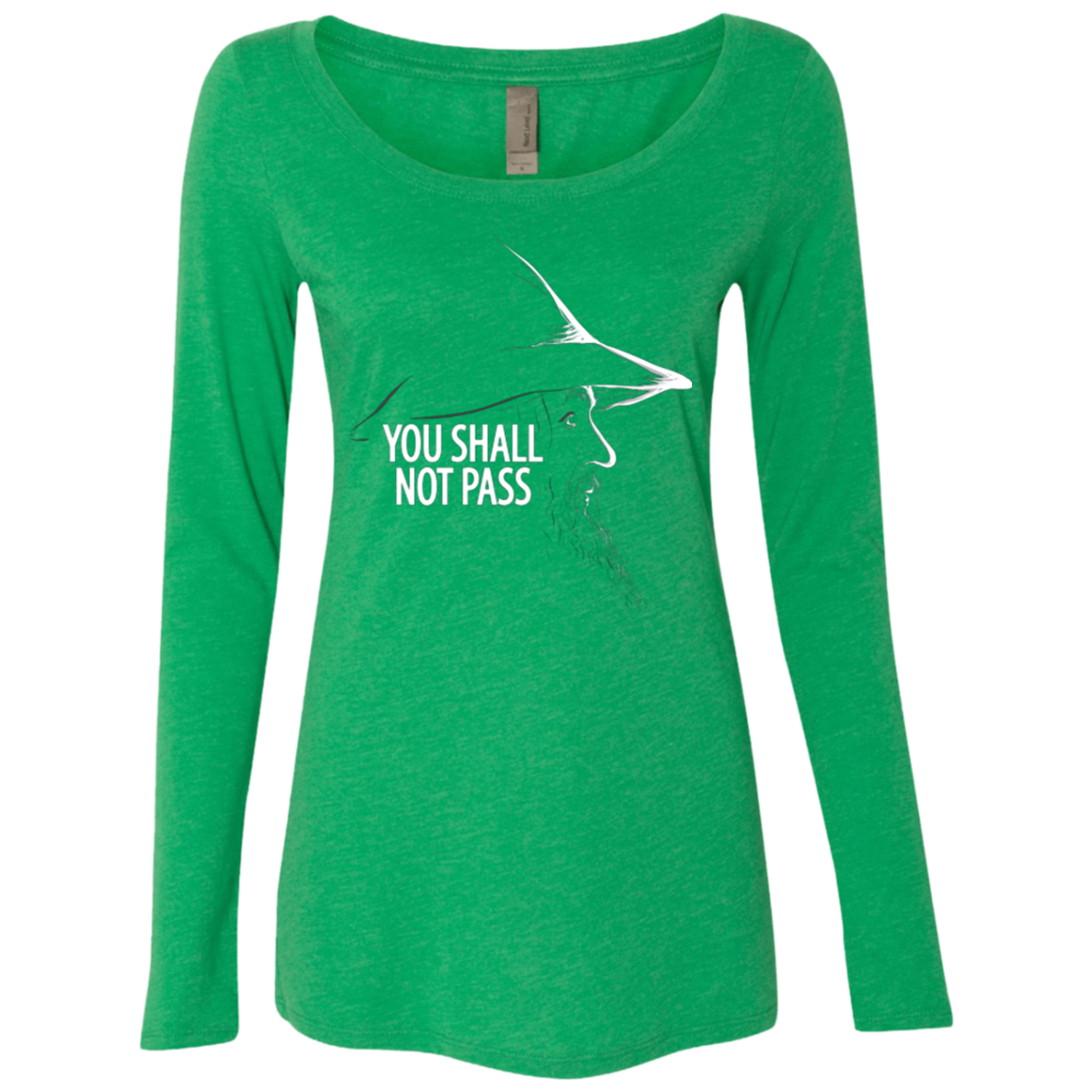 YOU SHALL NOT PASS (2) Women's Triblend Long Sleeve Shirt