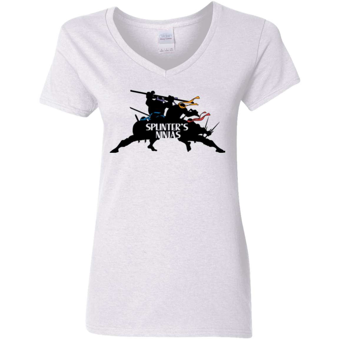 Splinters Ninjas Women's V-Neck T-Shirt