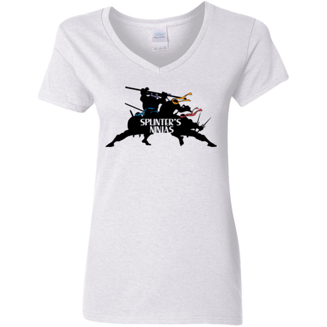 Splinters Ninjas Women's V-Neck T-Shirt