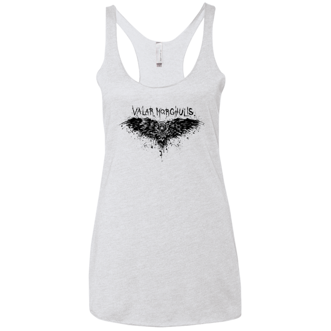 Valar Morghulis Women's Triblend Racerback Tank