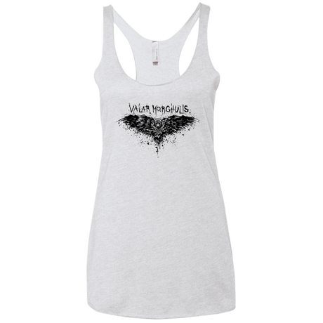 Valar Morghulis Women's Triblend Racerback Tank