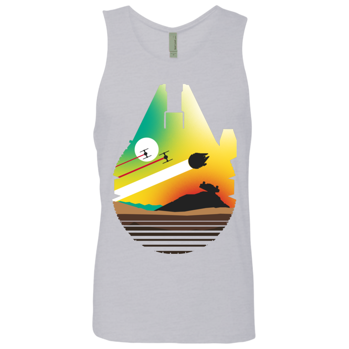 Escape from Desert Planet Men's Premium Tank Top