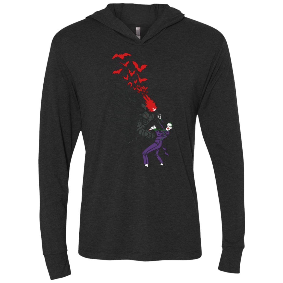 Dead End Triblend Long Sleeve Hoodie Tee