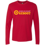 When In Doubt Reboot Men's Premium Long Sleeve