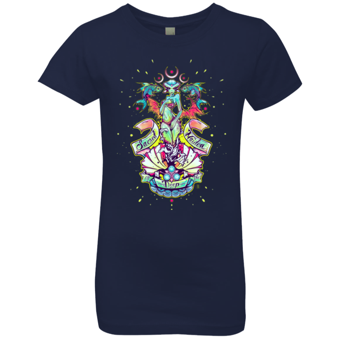 Sacred Maiden of the Deep Girls Premium T-Shirt