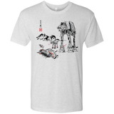 Battle in the Snow Sumi e Men's Triblend T-Shirt