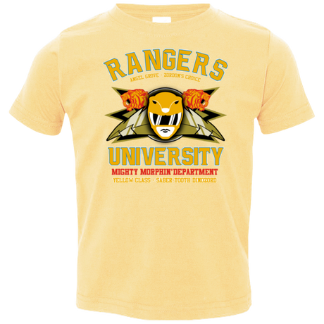 Rangers U Yellow Ranger Toddler Premium T-Shirt