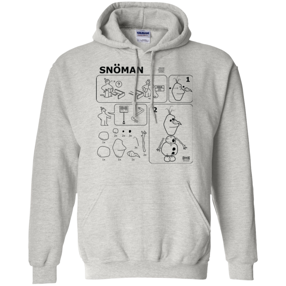 Build a Snowman Pullover Hoodie