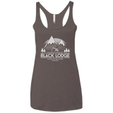 Black Lodge Women's Triblend Racerback Tank