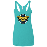 WONDER WOMAN Women's Triblend Racerback Tank
