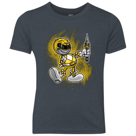 Yellow Ranger Artwork Youth Triblend T-Shirt